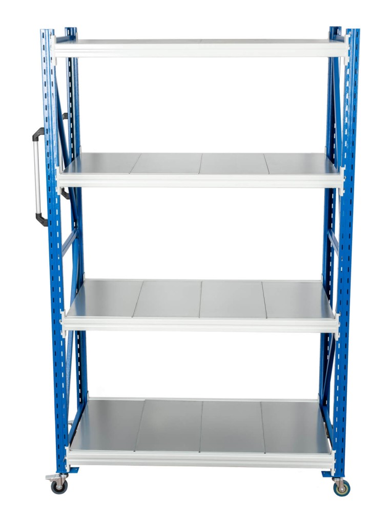 Стеллаж мобильный БиКом СТ-4 200x180x40 4 полки купить в Пскове