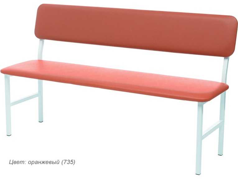 Банкетка медицинская со спинкой МД БС купить в Пскове