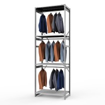 Стеллаж металлический ТСУ Универсал, 3000х1060х600 мм.Штанги: 3шт. Полки: металл усил. перф. 4 шт.