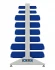 Стеллаж для пластиковых лотков SORTEX двухсторонний 1500x1000x800.06 купить в Пскове