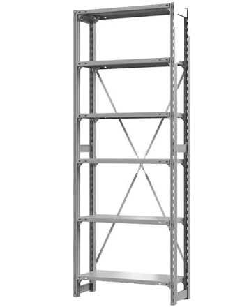 Стеллаж ТСУ 2500x700x300 6 полок (300 кг, металл) купить в Пскове