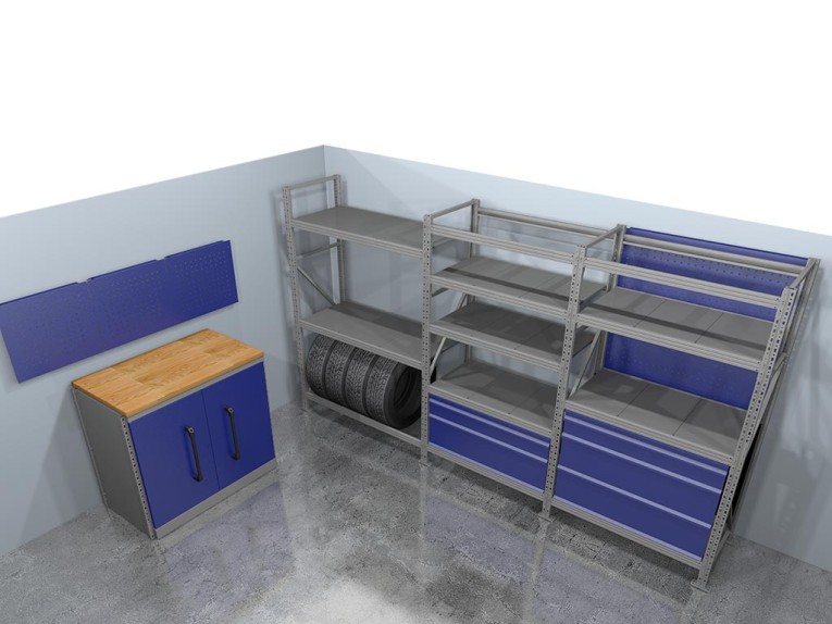 Стеллажная система хранения №1 Гараж купить в Пскове Стеллажная система хранения №1 Гараж купить в Пскове