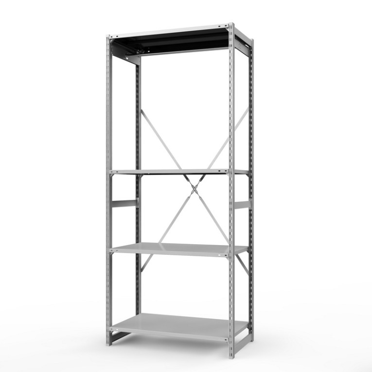 Стеллаж металлический ТСУ Универсал, 2500х1060х500 мм.Штанги: 1шт. Полки: металл 4 шт. купить в Пскове