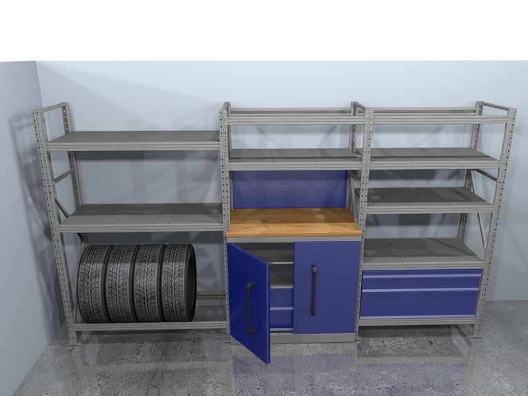 Стеллажная система хранения №2 Гараж купить в Пскове