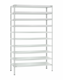 Стеллаж металлический Титан МС-500 2400х1200х500 10 полок