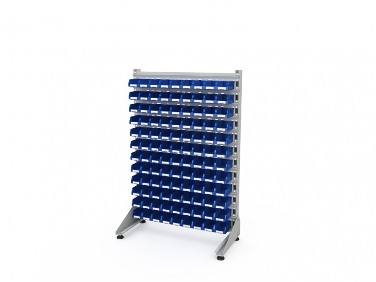 Стеллаж для пластиковых лотков SORTEX односторонний 1500x1000x450.01 купить в Пскове