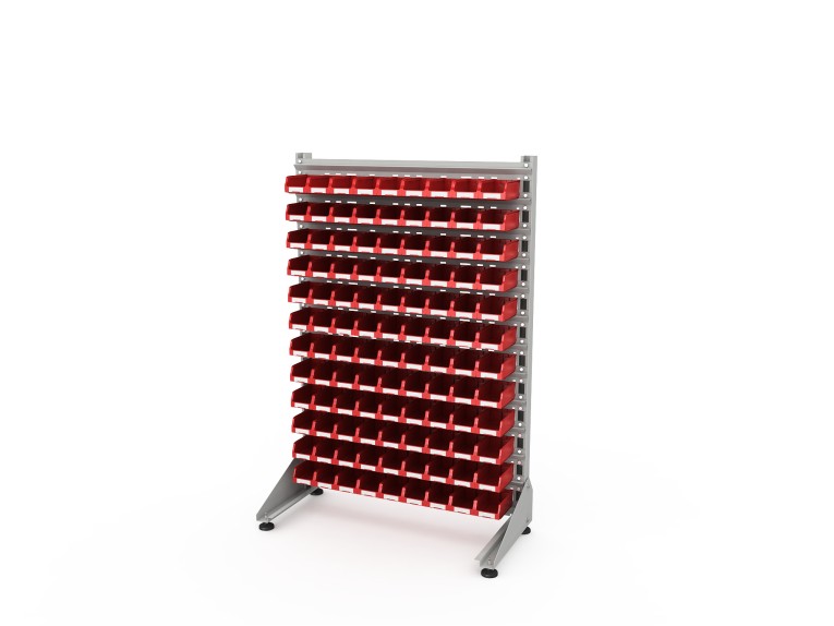 Стеллаж для пластиковых лотков SORTEX односторонний 1500x1000x450.01 купить в Пскове