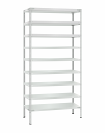 Стеллаж металлический Титан МС-500 2300х1000х300 9 полок Стеллаж металлический Титан МС-500 2300х1000х300 9 полок