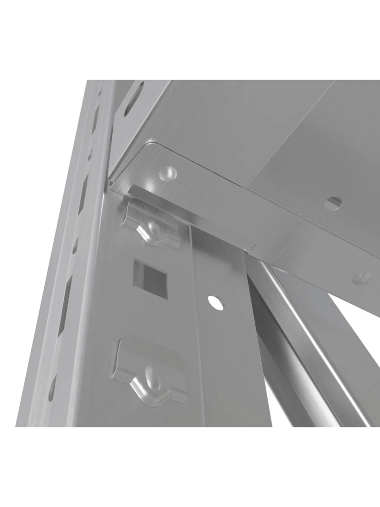 Стеллаж MS U 2000x1000x800 3 полки (300 кг, металл) купить в Пскове