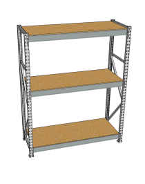 Стеллаж грузовой СГР 3000x1200x600 3 полки (ДСП) Стеллаж грузовой СГР 3000x1200x600 3 полки (ДСП)