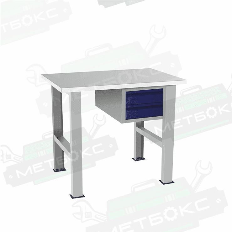 Верстак бестумбовый с подвесным ящиком ВП-Э купить в Пскове Верстак бестумбовый с подвесным ящиком ВП-Э купить в Пскове