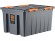Контейнер особопрочный Rox Box PRO 120 (740х565х400 мм с крышкой и клипсами, на роликах, антрацит) купить в Пскове