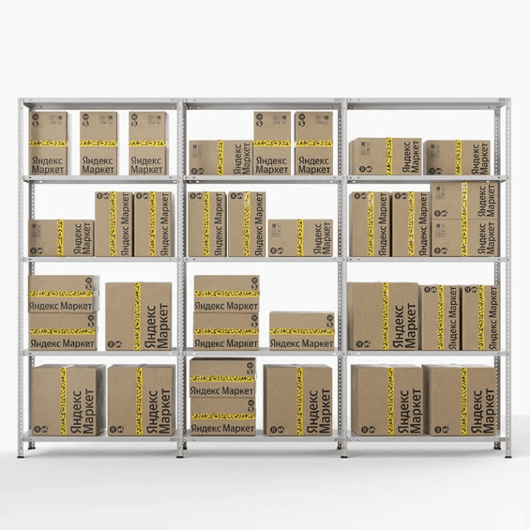 Стеллаж ПВЗ Яндекс Маркет 2000х3000х400 5 полок купить в Пскове