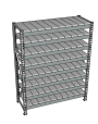 Стеллаж грузовой СГР 3000x1200x1000 8 полок (металл) Стеллаж грузовой СГР 3000x1200x1000 8 полок (металл)