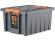 Контейнер особопрочный Rox Box PRO 36 (500х390х250 мм с крышкой и клипсами, антрацит) купить в Пскове