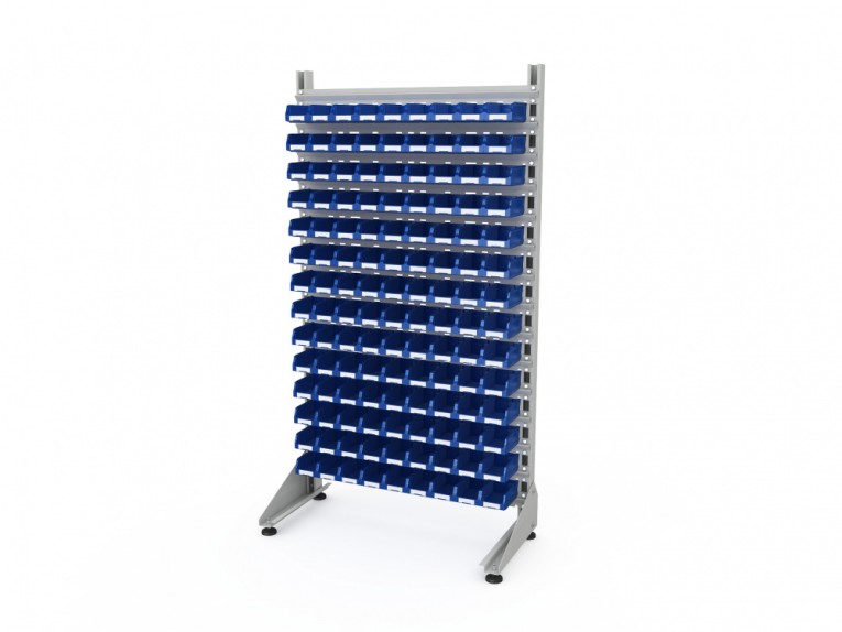 Стеллаж для пластиковых лотков SORTEX односторонний 1800x1000x450.01 купить в Пскове