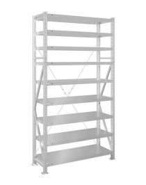 Стеллаж MS U 2000x700x400 9 полок (300 кг, металл) Стеллаж MS U 2000x700x400 9 полок (300 кг, металл)