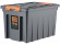 Контейнер особопрочный Rox Box PRO 70 (589х396х355 мм с крышкой и клипсами, на роликах, антрацит) купить в Пскове