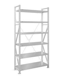 Стеллаж MS U 3000x1500x800 6 полок (300 кг, металл) Стеллаж MS U 3000x1500x800 6 полок (300 кг, металл)