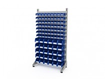 Стеллаж для пластиковых лотков SORTEX односторонний 1800x1000x450.04 Стеллаж для пластиковых лотков SORTEX односторонний 1800x1000x450.04