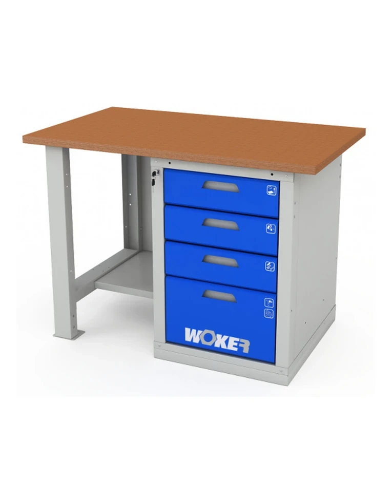 Верстак однотумбовый WOKER PRO 1004.1200 купить в Пскове