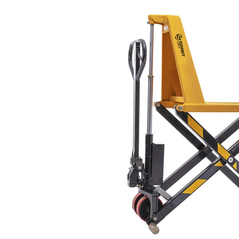 Гидравлическая тележка (рохля) SD-HL (HLT15, г/п 1500 кг, вилы 1150x550 мм, высокоподъемная 800 мм) SMARTLIFT (SMART) купить в Пскове
