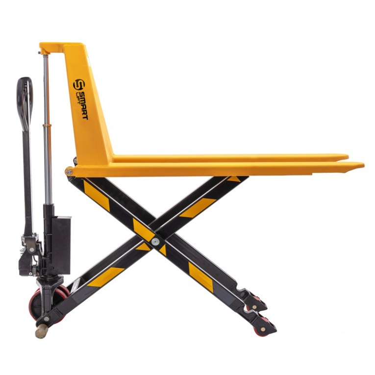Гидравлическая тележка (рохля) SD-HL (HLT15, г/п 1500 кг, вилы 1150x550 мм, высокоподъемная 800 мм) SMARTLIFT (SMART) купить в Пскове