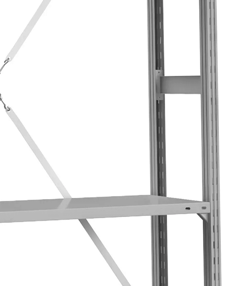 Стеллаж ТСУ 2000x1200x800 6 полок (300 кг, перф) купить в Пскове Стеллаж ТСУ 2000x1200x800 6 полок (300 кг, перф) купить в Пскове