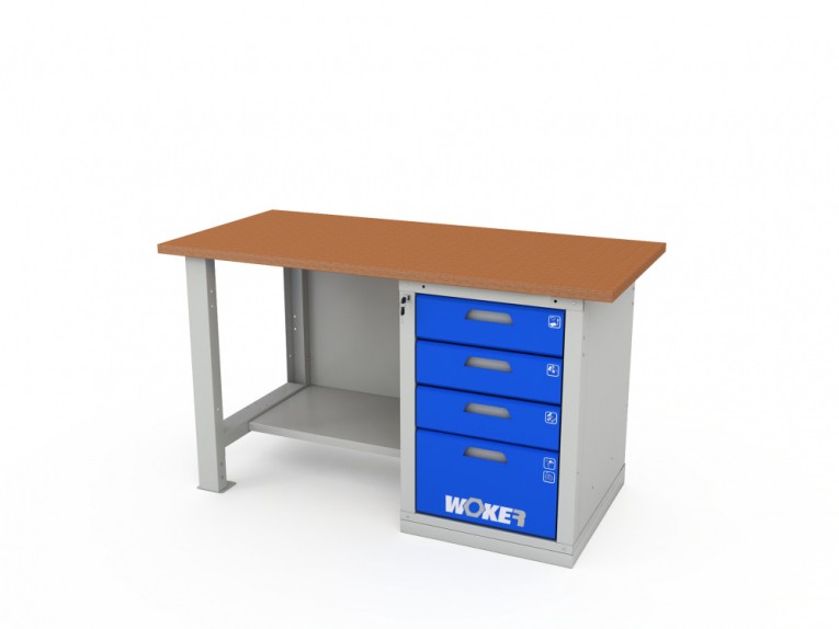 Верстак однотумбовый WOKER PRO 1004.1500 купить в Пскове