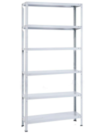 Стеллаж металлический Титан МС-500 1000х1000х600 6 полок Стеллаж металлический Титан МС-500 1000х1000х600 6 полок
