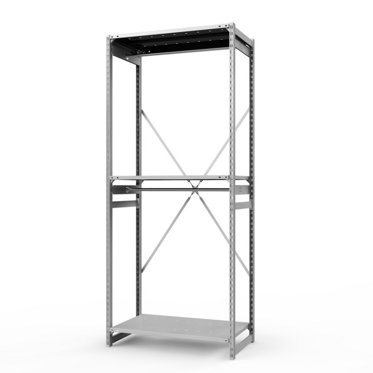 Стеллаж металлический ТСУ Универсал, 2500х1060х600 мм.Штанги: 2шт. Полки: металл перф. 3 шт. купить в Пскове
