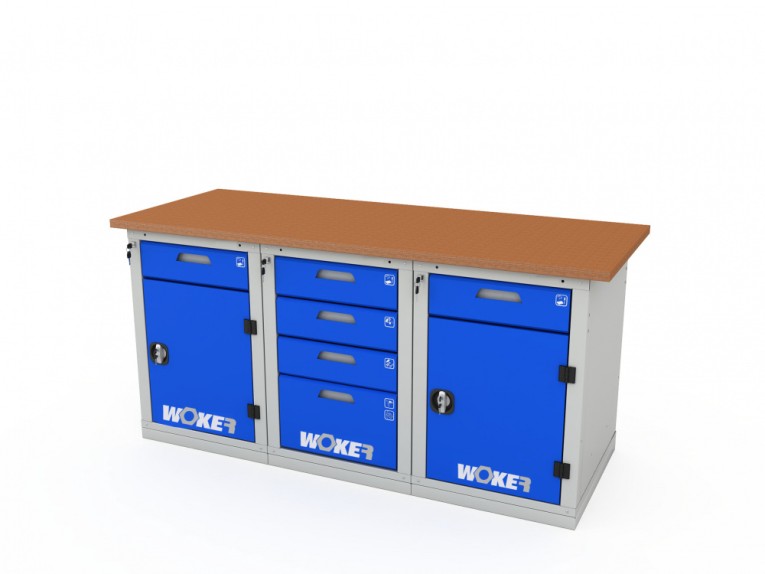 Верстак трехтумбовый WOKER PRO 3242.1800 купить в Пскове
